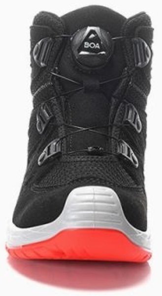 ELTEN-Stiefel MADDOX Kids Boa black-red Mid
