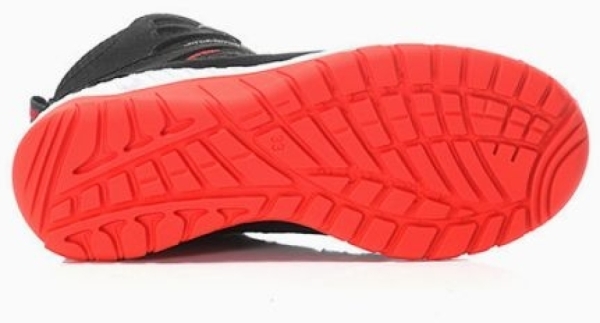 ELTEN-Stiefel MADDOX Kids Boa black-red Mid