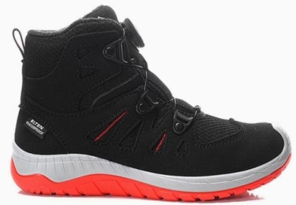 ELTEN-Stiefel MADDOX Kids Boa Winter black-red Mid