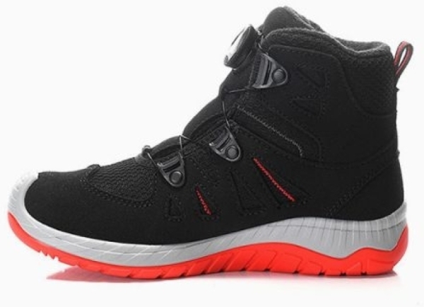 ELTEN-Stiefel MADDOX Kids Boa Winter black-red Mid