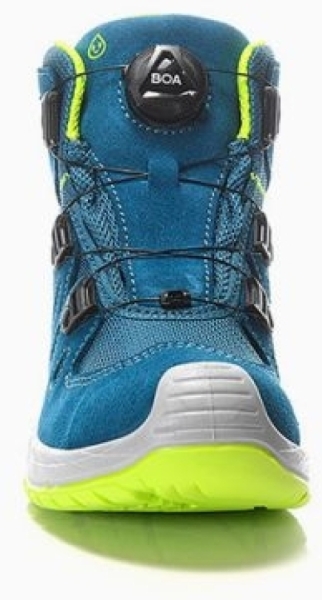 ELTEN-Stiefel MADDOX Kids Boa petrol-lime Low