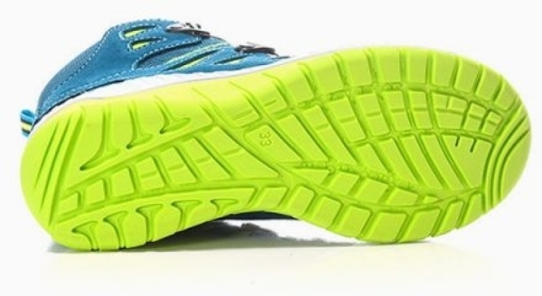 ELTEN-Stiefel MADDOX Kids Boa petrol-lime Low