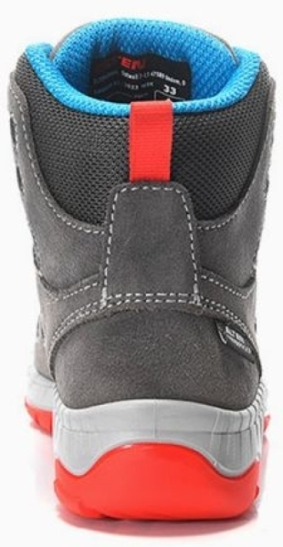 ELTEN-Stiefel MADDOX Kids Boa grey-red Mid