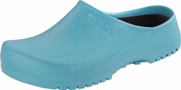 BIRKENSTOCK-Footwear, PU-OB-Arbeits-Berufs-Sicherheits-Clogs, Super Birki`, ciel blue