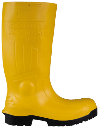 COFRA-LIGHT YELLOW S5S, Arbeitsstiefel, hoch, gelb schwarz