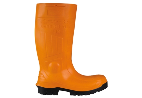 COFRA-LIGHT ORANGE S5S, Arbeitsstiefel, hoch, orange-schwarz