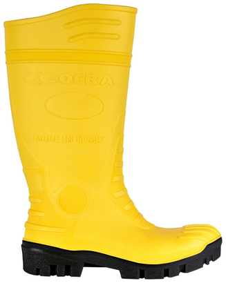 COFRA-TEMPEST YELLOW S5, Arbeitsstiefel, hoch, gelb-schwarz
