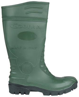 COFRA-TEMPEST GREEN S5, Arbeitsstiefel, hoch, grün-schwarz