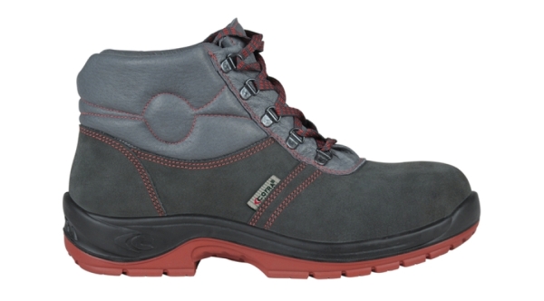 COFRA-DACHDECKER , O3, HRO, SRC, FO, Arbeitsschuhe, hoch, blau/rot
