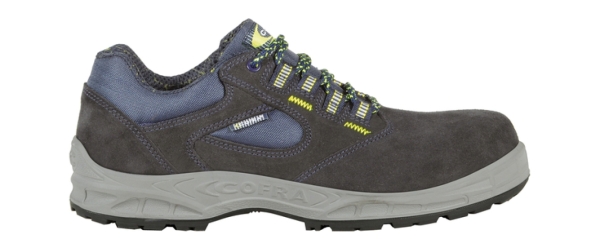 COFRA-MONZA BLUE S3, SRC, Sicherheitshalbschuhe, Farbe: schwarz/blau
