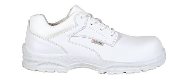 COFRA-STIGE WHITE S2, SRC, Sicherheitshalbschuhe, Farbe: weiß