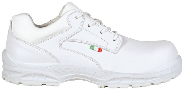 COFRA-STIGE WHITE S2, SRC, Sicherheitshalbschuhe, Farbe: weiß