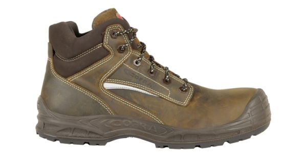 COFRA-MONTPELLIER BROWN UK S3 CI, SRC, Sicherheitsschuhe, hoch, Farbe: braun