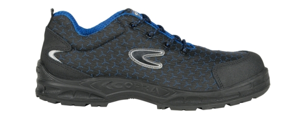 COFRA-MALINDI S3, SRC, Sicherheitshalbschuhe, Farbe: schwarz/blau