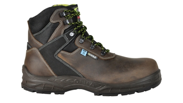 COFRA-SESTRIERE S3 WR CI SRC, Sicherheitshochschuhe, braun-gelb