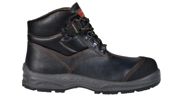 COFRA-S3-Sicherheitsschuhe, CEFALU BLACK, SRC, hoch, schwarz/braun