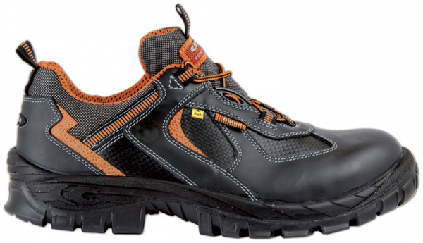 COFRA-HODUR S3 ESD SRC, Sicherheitshalbschuhe, schwarz/orange