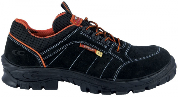 COFRA-BIFROST, S1 P, ESD, SRC, Sicherheitsschnürschuhe, halb, schwarz