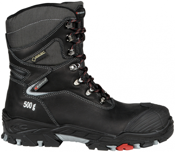 COFRA-Footwear, MJOSA S3 WR CI SRC, Arbeits-Berufs-Sicherheits-Schuhe, Schnürstiefel, schwarz