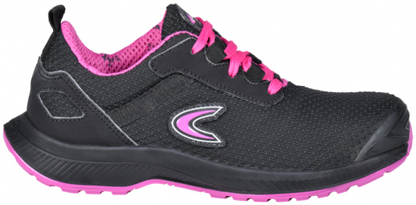 COFRA-ATENA S3L FO SR, Sicherheitshalbschuh, schwarz/fuxia