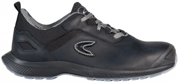 COFRA-S3S- Sicherheitshalbschuh, TERRIER, FO SR, nubukleder, schwarz/ grau