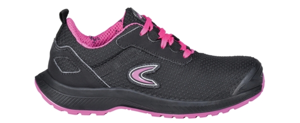 COFRA-S3S- Sicherheitshalbschuh, ATENA, ESD FO SR, nylon, schwarz/fuxia