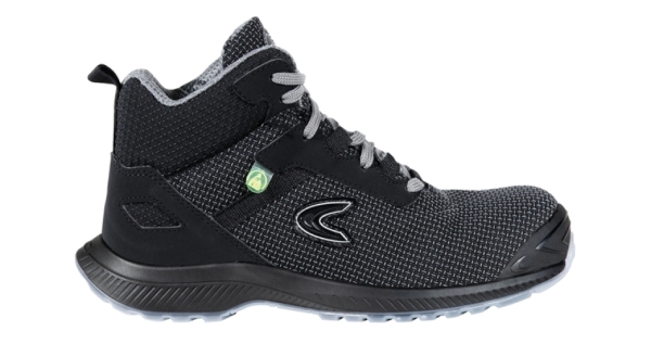 COFRA-S3S- Sicherheitshochschuh, NOZZLE, FO SR, nylon, schwarz-grau/grauer Stoff