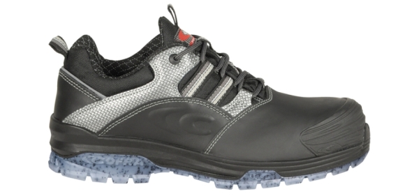 COFRA-CARAVAGGIO BLACK S3 CI SRC, Sicherheitshalbschuhe, schwarz/grau