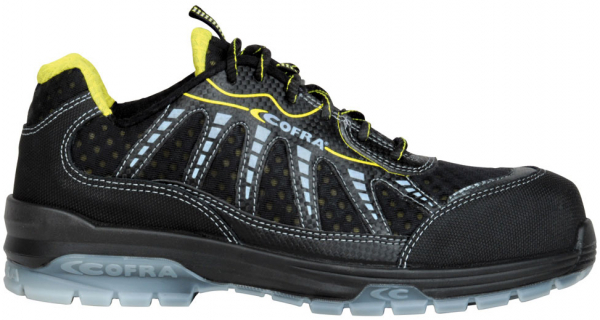 COFRA-MIRO BLACK S1P SRC, Sicherheitshalbschuhe, schwarz