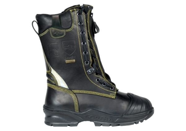 COFRA-NO FLAME, A E P FO WRU CI HI HRO, SRC, Sicherheitsstiefel, Schnittschutz, Hitzeschutz, schwarz
