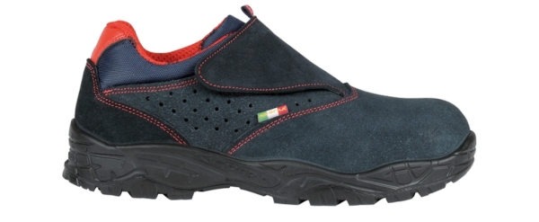 COFRA-ALTIMETER, S1 P, SRC, Sicherheitshalbschuh, Klettverschluss, blau