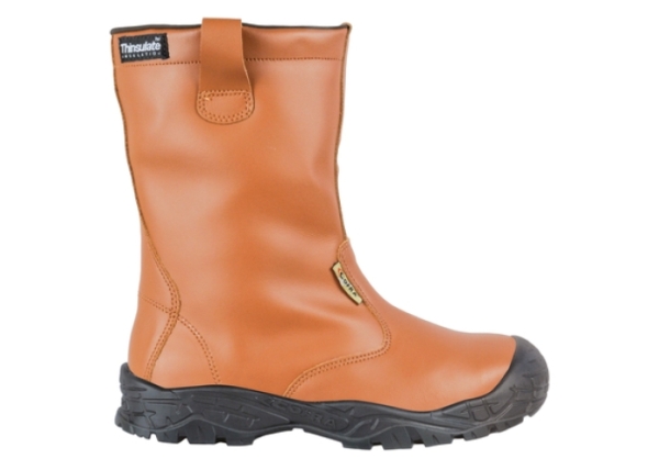 COFRA-CAMBER, S3, UK CI SRC, Sicherheitsschlupfstiefel, braun
