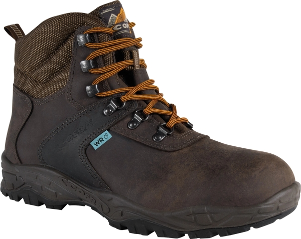Cofra-TORSTEIN BROWN, HOCHSCHUH NUBUKLEDER BRAUN/BRAUNER STOFF