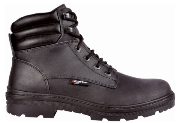 COFRA-HULL BIS, S3, SRC, Sicherheitshalbschuh, hoch, schwarz