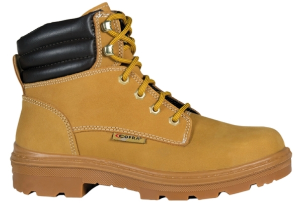 COFRA-KAIBAB BIS , S3, SRC, Sicherheitshalbschuh, hoch, beige