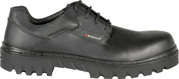 Cofra-ROSWELL S3S CI HI HRO FO SR LG, HALBSCHUH LEDER SCHWARZ/SCHWARZER STOFF/APT ZWISCHENSOHLE