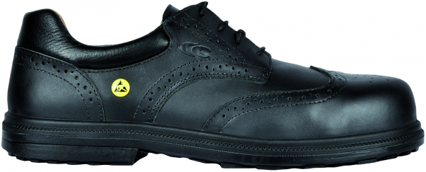 COFRA-Footwear, RIPON S1 P ESD SRC, Arbeits-Berufs-Sicherheits-Schuhe, Halbschuhe, schwarz