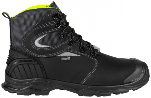 COFRA- S7S-Sicherheitshochschuh ESD, PATHWAY, Nubukleder, schwarz/gelber Stoff