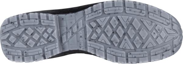 Cofra-COVERAGE S3S LG SC FO SR, HALBSCHUH NYLON SCHWARZ-GRAU/GELBER STOFF/APT ZWISCHENSOHLE