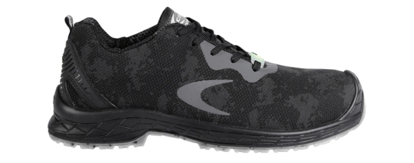 COFRA- S3S-Sicherheitshochschuh ESD, KAMET, Nylon, schwarz-grau/schwarzer Stoff