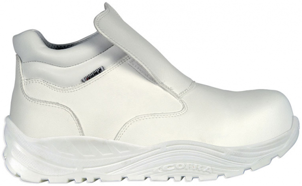 COFRA-Footwear, OKUDEN, S3, CI, SRC, Arbeits-Berufs-Sicherheits-Schuhe, Slipper, hoch, weiß