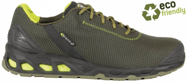 COFRA-HERTZ S3, SRC, Sicherheitshalbschuhe, Farbe: grün