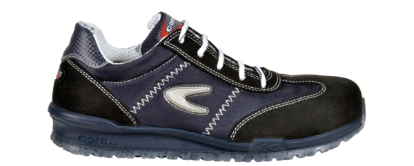 COFRA-BRUSONI S1 P SRC, Sicherheitshalbschuhe, schwarz/blau