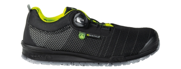 COFRA-S3S- Sicherheitshalbschuh, CARVING ESD, FO SR, nylon, schwarz/blauer Stoff
