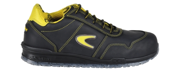 COFRA-COPPI S3 SRC, Sicherheitshalbschuhe, schwarz/gelb
