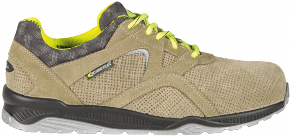 COFRA-DROP S1 P SRC, Sicherheitshalbschuhe, beige/gelb