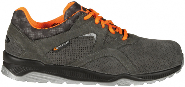 COFRA-GOOD S1 P SRC, Sicherheitshalbschuhe, grau/orange