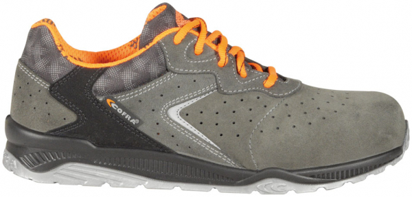 COFRA-DEFENCE S1 P SRC, Sicherheitshalbschuhe, grau/schwarz/orange