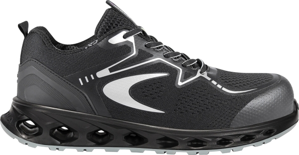 Cofra-KARATE ESD S1 PS FO SR, HALBSCHUH NYLON SCHWARZ/SCHWARZER STOFF/FPT ZWISCHENSOHL/ESD