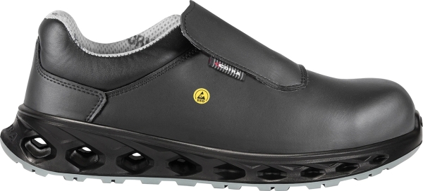 Cofra-SANITATION ESD S3S FO SR, BERDYSCHUH MICROFASER SCHWARZ/SCHWARZER STOFF/FPT ZWINSC/ESD